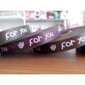 ริบบิ้นลาย ForYou สีน้ำตาล