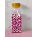 เม็ดข้าวพองสีชมพูกุหลาบ