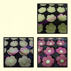 ดอกไม้น้ำตาล 30 mm